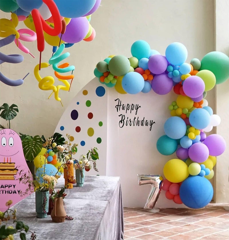 KALOR Light Blue Balloons 100 Pcs 5 Inch Mini Matte Latex Balloons for Balloon Garland Arch  Birthday Decoration  Wedding Party  Baby Shower Decorations - Image 5